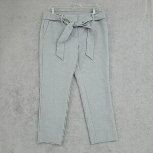 Loft Petites Marisa Women's 8P Gray Paperbag Pants   30PT